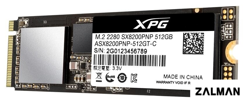 SSD ADATA XPG SX8200 Pro 512GB ASX8200PNP-512GT-C