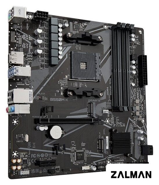 Материнская плата Gigabyte B550M K (rev. 1.1)