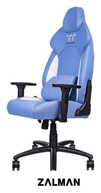 Игровое (геймерское) кресло Thermaltake V Comfort (синий/белый)