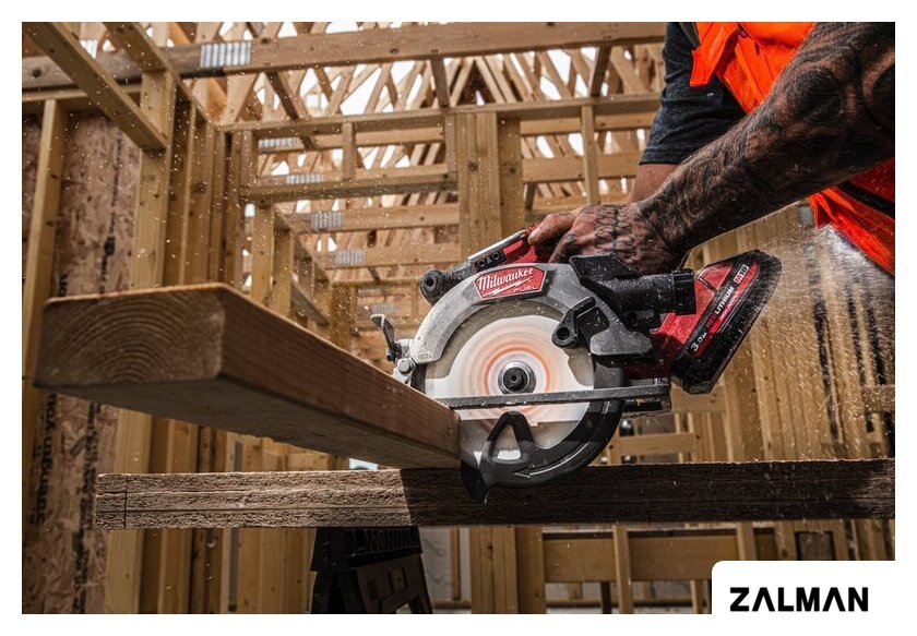 Дисковая (циркулярная) пила Milwaukee M18 FCS552-302X Fuel 4933493589 (с 2-мя АКБ, кейс)