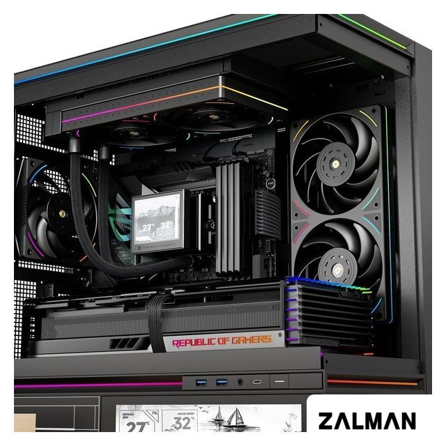 Комплект вентиляторов для корпуса Thermalright TL-UB24 (черный)
