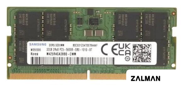 Оперативная память Samsung 32ГБ DDR5 SODIMM 5600 МГц M425R4GA3BB0-CWM