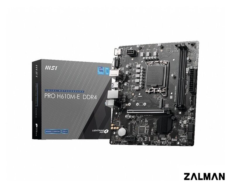 Материнская плата MSI PRO H610M-E DDR4