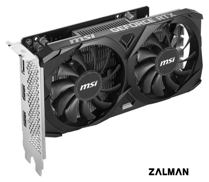 Видеокарта MSI GeForce RTX 3050 Ventus 2X E 6G OC