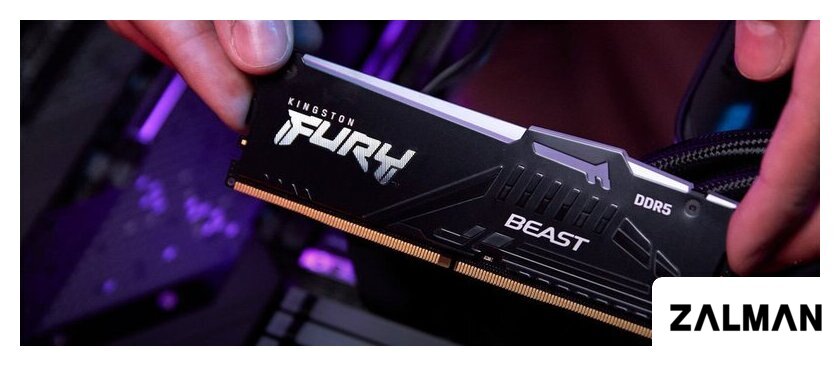 Оперативная память Kingston FURY Beast RGB 32ГБ DDR5 5200 МГц KF552C40BBA-32