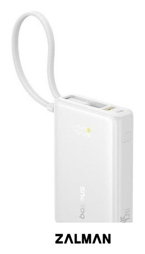 Внешний аккумулятор Baseus Picogo PPPG-1W45C Digital Display Power Bank 45W 10000mAh (белый)
