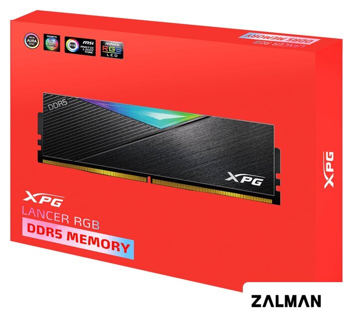 Оперативная память ADATA XPG Lancer RGB 2x16ГБ DDR5 6400 МГц AX5U6400C3216G-DCLARBK