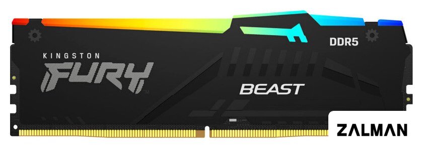 Оперативная память Kingston FURY Beast RGB 16ГБ DDR5 6000 МГц KF560C30BBEA-16
