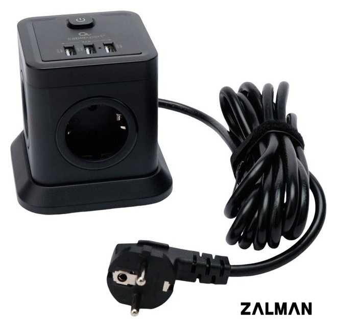 Сетевой фильтр Cablexpert TWR-4-U3-B-3