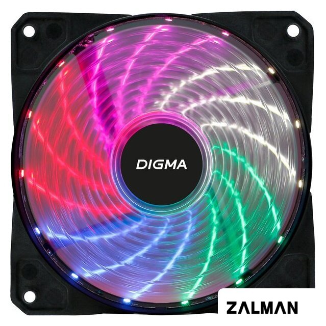 Вентилятор для корпуса Digma DFAN-FRGB2