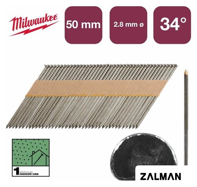 Гвозди для пистолета Milwaukee 4932492595