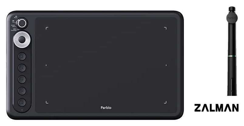 Графический планшет Parblo Intangbo X7 (черный)