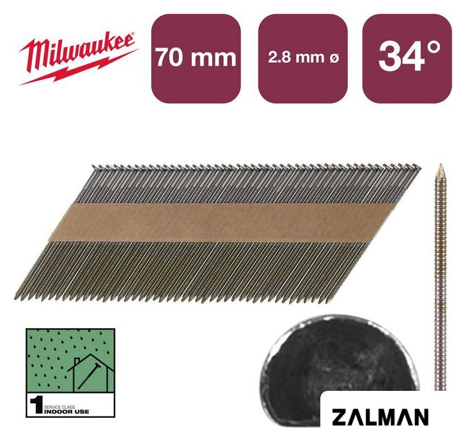 Гвозди для пистолета Milwaukee 4932492601 (2200 шт)