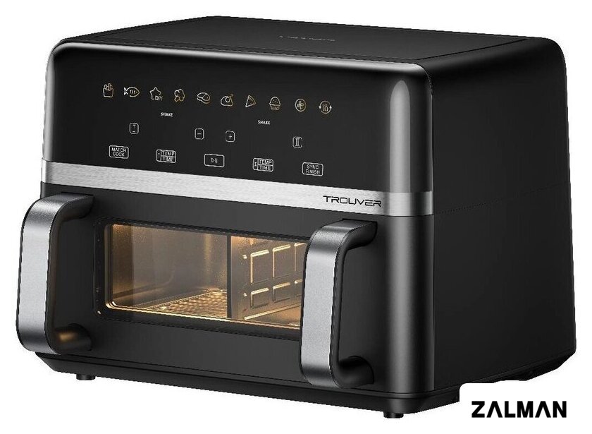 Аэрогриль (аэрофритюрница) Trouver FD20s Pro Black (черный)