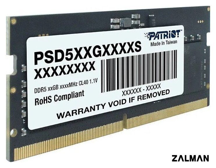 Оперативная память Patriot Signature Line 32ГБ DDR5 SODIMM 5600 МГц PSD532G56002S