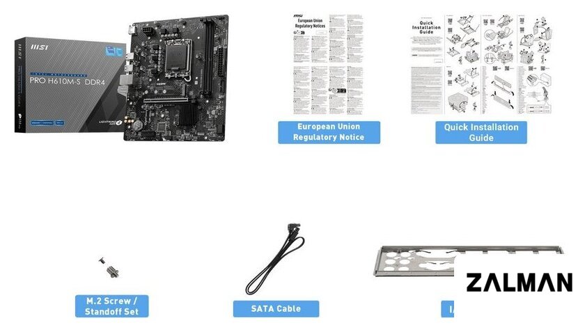 Материнская плата MSI Pro H610M-S DDR4