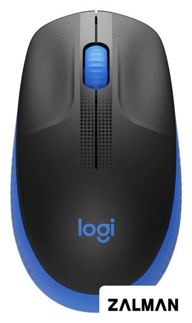 Мышь Logitech M190 (черный/синий)
