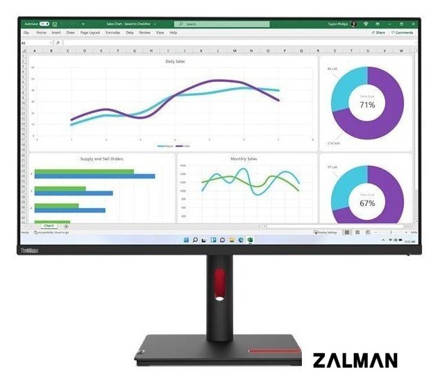 Монитор Lenovo ThinkVision T32h-30 63D3GAT1UK
