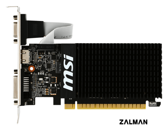 Видеокарта MSI GeForce GT 710 2GB DDR3 [GT 710 2GD3H LP]