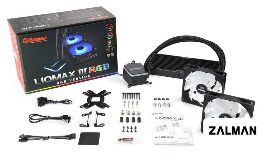 Система жидкостного охлаждения для процессора Enermax LIQMAX III RGB 240 ELC-LMT240-RGB