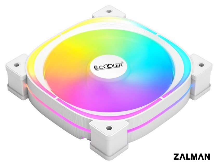 Вентилятор для корпуса PCCooler EF120 ARGB (белый)