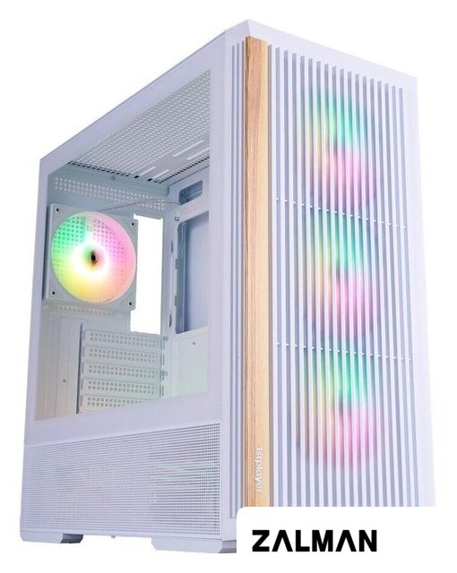 Корпус 1stPlayer WD7 ARGB WD7-WH-4FA7-W-2FA7R-W (белый)