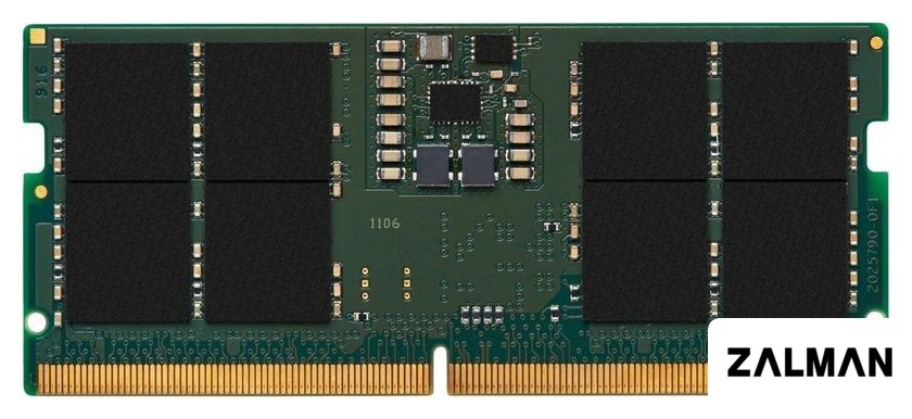 Оперативная память Kingston 16ГБ DDR5 SODIMM 6400 МГц KVR64V52BS8-16