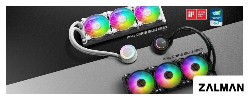 Система жидкостного охлаждения для процессора MSI MAG CoreLiquid E360 (белый)