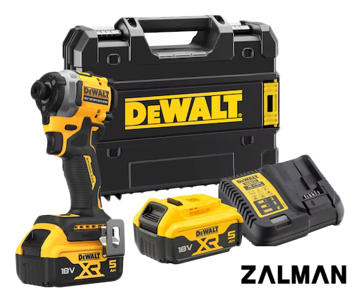 Винтоверт DeWalt DCF850P2T (с 2-мя АКБ 5 Ач, кейс)