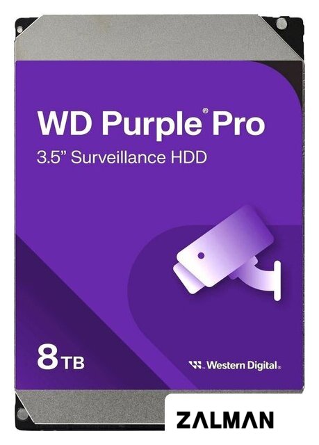 Жесткий диск WD Purple Pro 8TB WD8002PURP