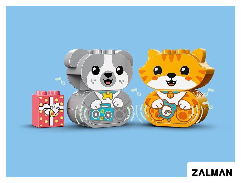 Конструктор LEGO Duplo 10977 Мой первый щенок и котёнок и их звуки