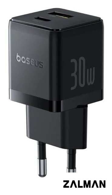 Сетевое зарядное Baseus Palm Fast Charger C+U 30W EU P1011160A113-01 (черный)