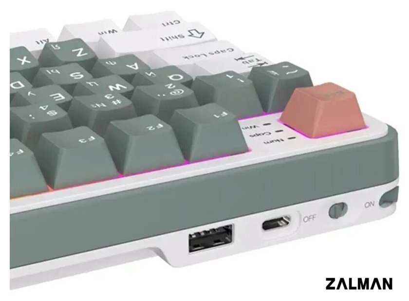 Клавиатура Royal Kludge RK-S98 RGB Clay Green (RK Pale Green)