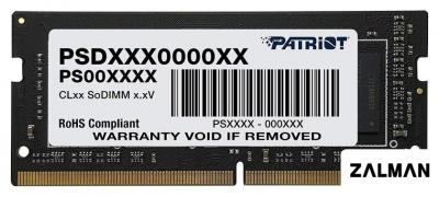 Оперативная память Patriot Signature Line 16GB DDR4 SODIMM PC4-25600 PSD416G320081S