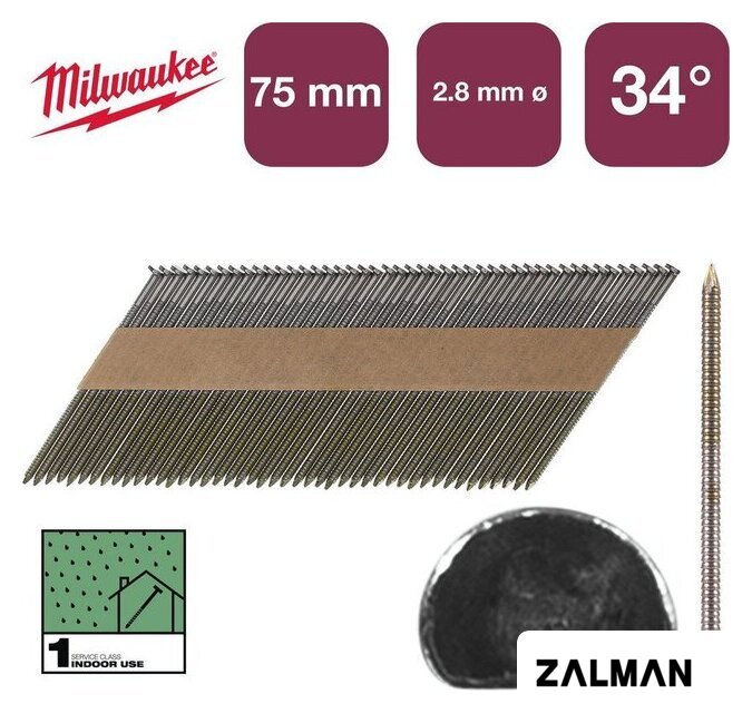 Гвозди для пистолета Milwaukee 4932492602 (2200 шт)
