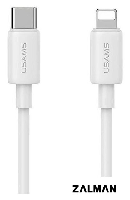Кабель Usams SJ712 USB Type-C - Lightning (1 м, белый)