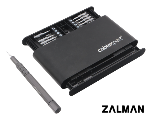 Набор отвертка с битами Cablexpert TK-SD-09R (21 предмет)