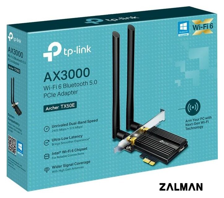 Wi-Fi/Bluetooth адаптер TP-Link Archer TX50E