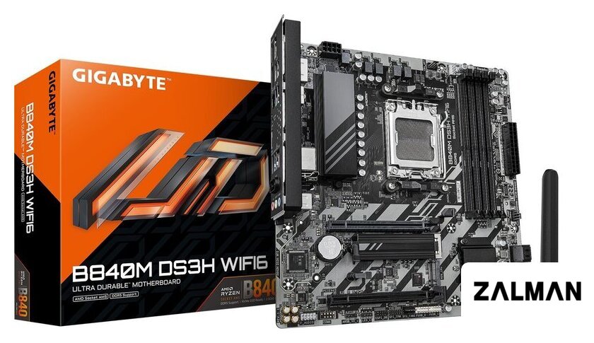 Материнская плата Gigabyte B840M DS3H WiFi6