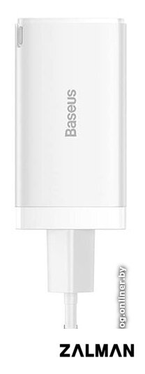Сетевое зарядное Baseus GaN5 Pro Fast Charger 2C+U 65W (белый)