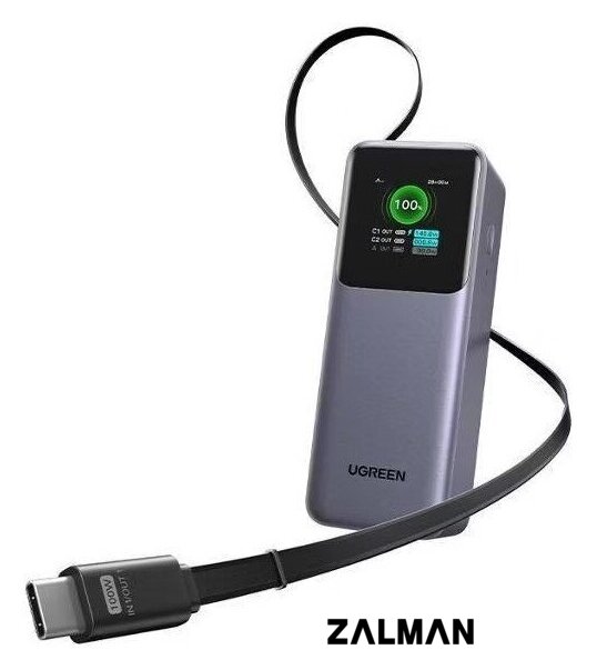 Внешний аккумулятор Ugreen PB726 20000mAh (серый)
