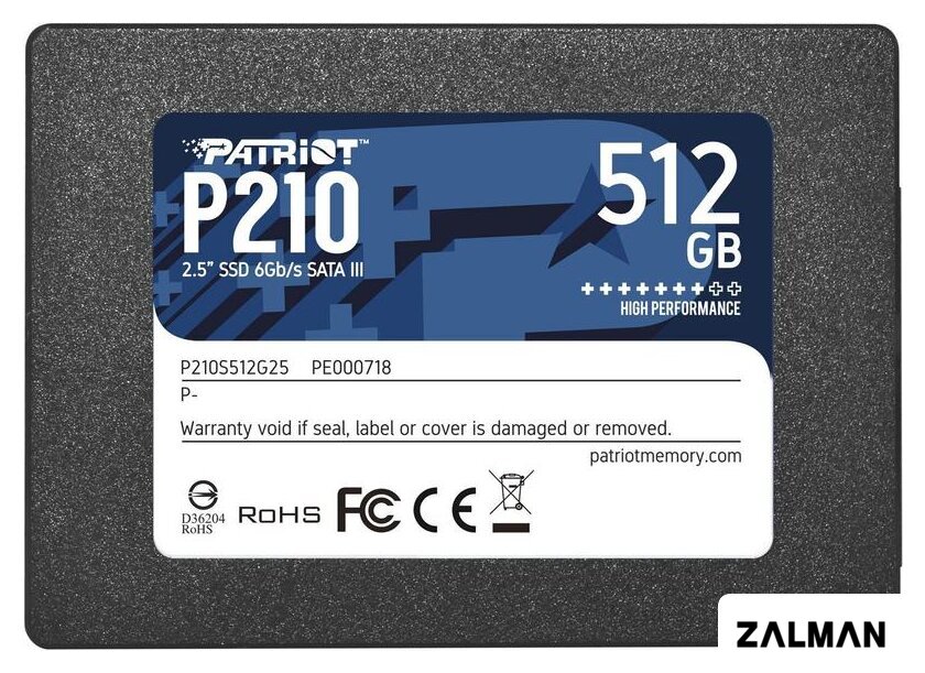 SSD Patriot P210 512GB P210S512G25