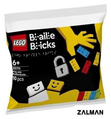 Конструктор LEGO Braille Bricks 30711 Игра с кубиками Брайля