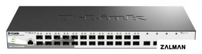 Управляемый коммутатор 2-го уровня D-Link DGS-1210-28XS/ME/B2A
