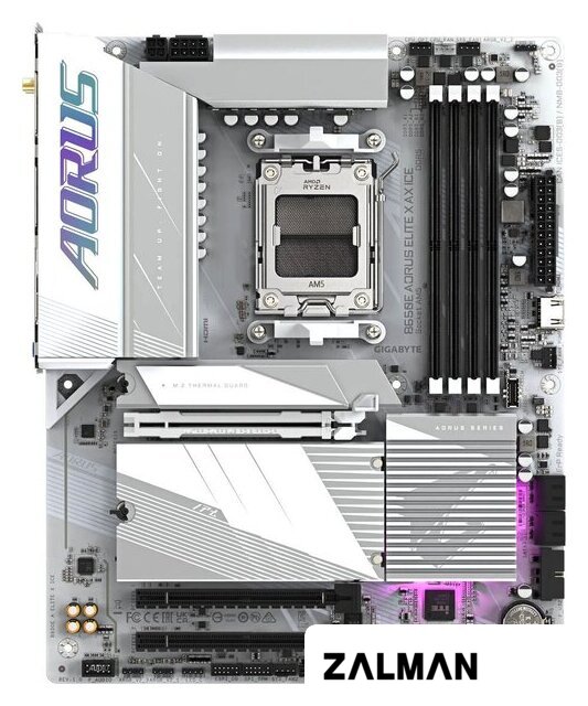 Материнская плата Gigabyte B650E Aorus Elite X AX ICE (rev. 1.0)