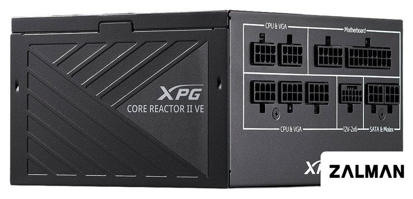 Блок питания ADATA XPG Core Reactor II VE 850W COREREACTORIIVE850G-BKCEU