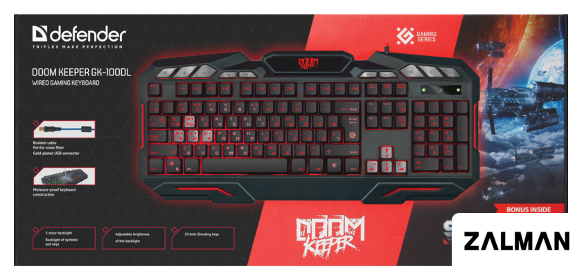 Клавиатура Defender Doom Keeper GK-100DL