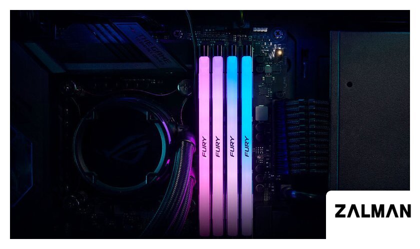 Оперативная память Kingston FURY Renegade RGB 16ГБ DDR5 7200МГц KF572C38RSA-16