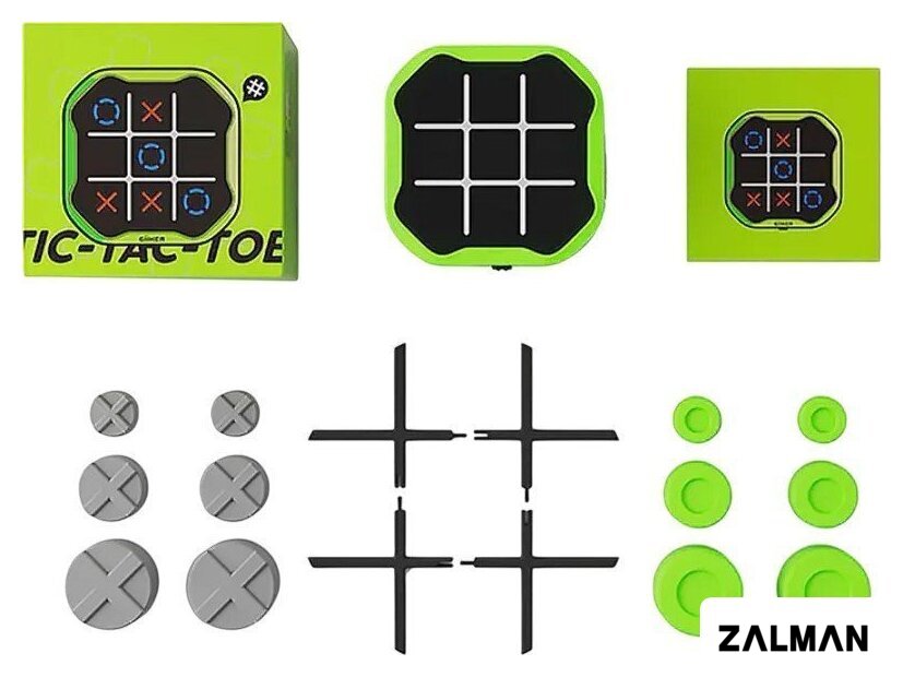 Развивающая игра GiiKER Tic-Tac-Toe Bolt (зеленый)