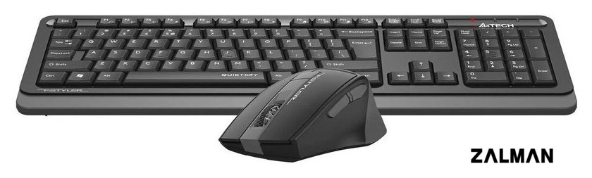 Офисный набор A4Tech Fstyler FGS1035Q (черный/серый)